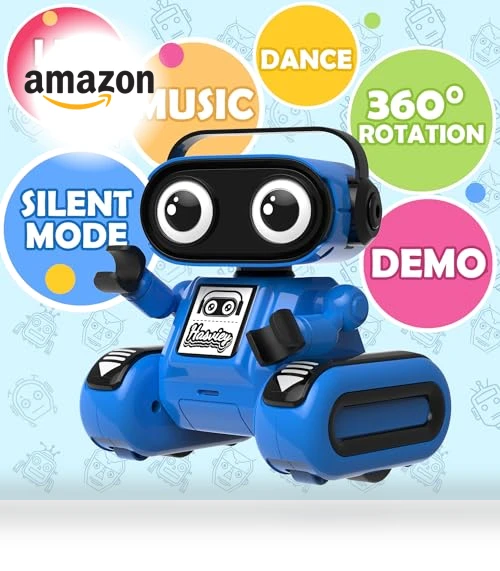 Rechargeable Remote-Controlled Robot — Interactive Figures & Robots, Hasviey