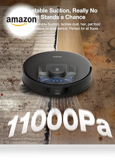 Robot Vacuum and Mop, All-in-One Cleaning Hub — Smart Cleaning Robots, ECOVACS