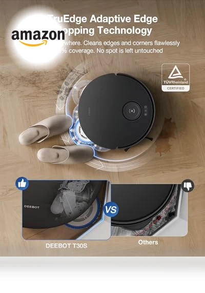 Robot Vacuum and Mop, All-in-One Cleaning Hub — Smart Cleaning Robots, ECOVACS