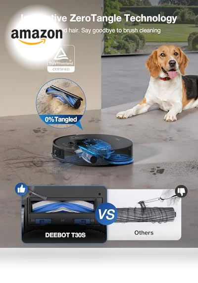 Robot Vacuum and Mop, All-in-One Cleaning Hub — Smart Cleaning Robots, ECOVACS