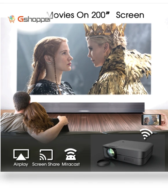 Smart HD Projector — Home Theater Projectors, WEJOY