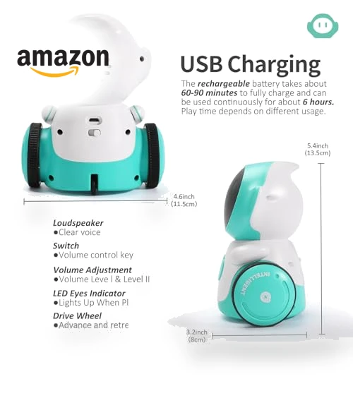 Smart Talking Robot for Kids — Interactive Figures & Robots, GILOBABY