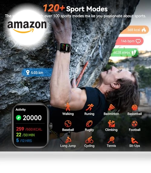 Smart Watch with Alexa Built-in — Smartwatches, BOOOMIC