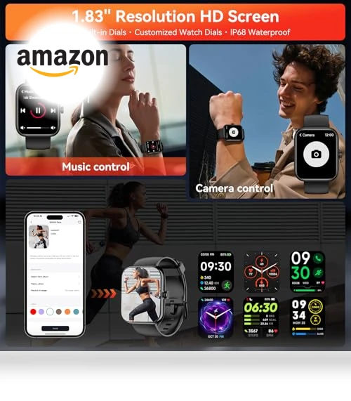 Smart Watch with Alexa Built-in — Smartwatches, BOOOMIC