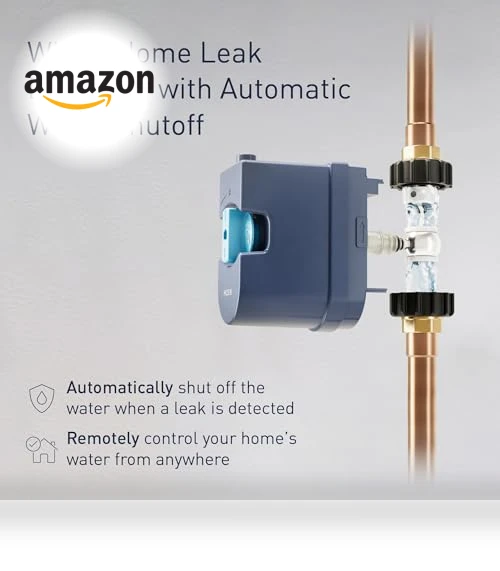 Smart Water Shutoff with Detector — Water Leak Detection Systems, Moen