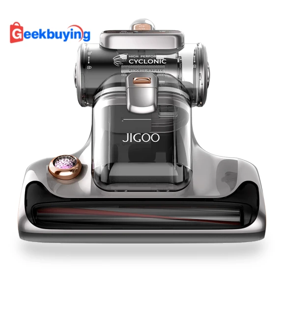 Dual-Cup Smart Bed Vacuum Cleaner for Mattress with UV Light — Portable Vacuums, JIGOO