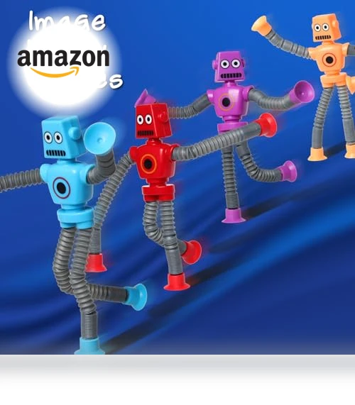 Telescopic Suction Cup Robot Easter Toy — Infant & Early Childhood Playthings, SYSAMA
