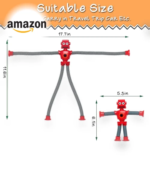 Telescopic Suction Cup Robot Easter Toy — Infant & Early Childhood Playthings, SYSAMA