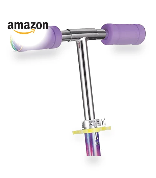 Tie Dye Foldable Scooter with Light Up Wheels — Balance Bikes, Ozbozz