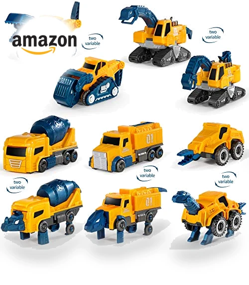 Toddler Robot Construction Vehicles Set — Construction Kits, MIEBELY