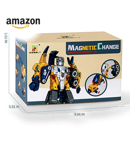 Toddler Robot Construction Vehicles Set — Construction Kits, MIEBELY