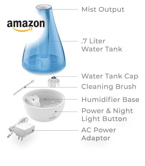 Ultrasonic Cool Mist Humidifier — Air Moisturizers, Pure Enrichment