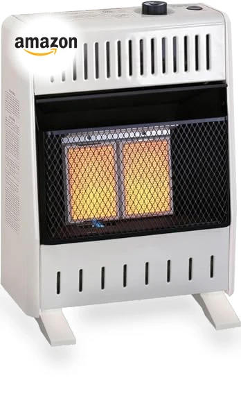 Ventless Natural Gas Infrared Space Heater with Thermostat Control — Portable Heating Solutions, ProCom