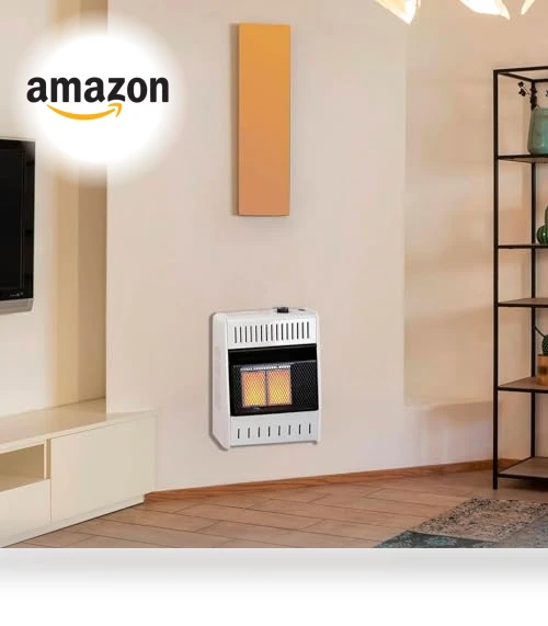 Ventless Natural Gas Infrared Space Heater with Thermostat Control — Portable Heating Solutions, ProCom