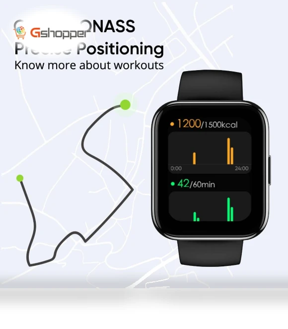 Advanced Smartwatch with GPS and Health Monitoring — Smartwatches, Realme