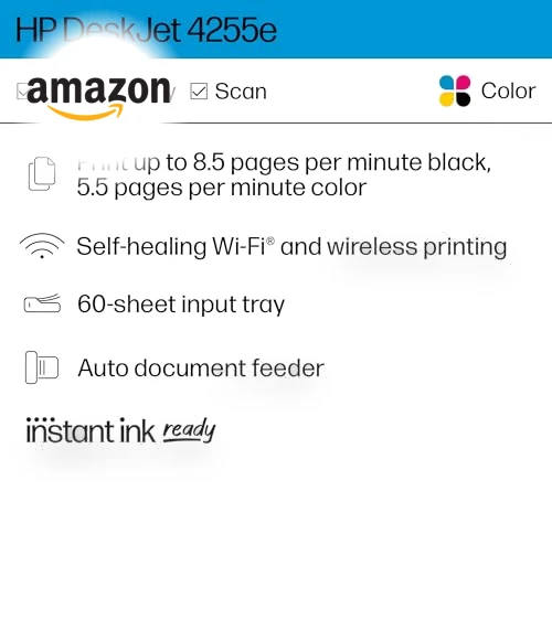 Wireless All-in-One Color Inkjet Printer — Printer Supplies, HP
