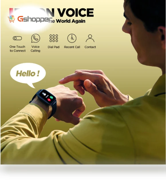 Full Touch Screen Smart Watch with Voice Calling and Health Monitoring — Smartwatches, Zeblaze