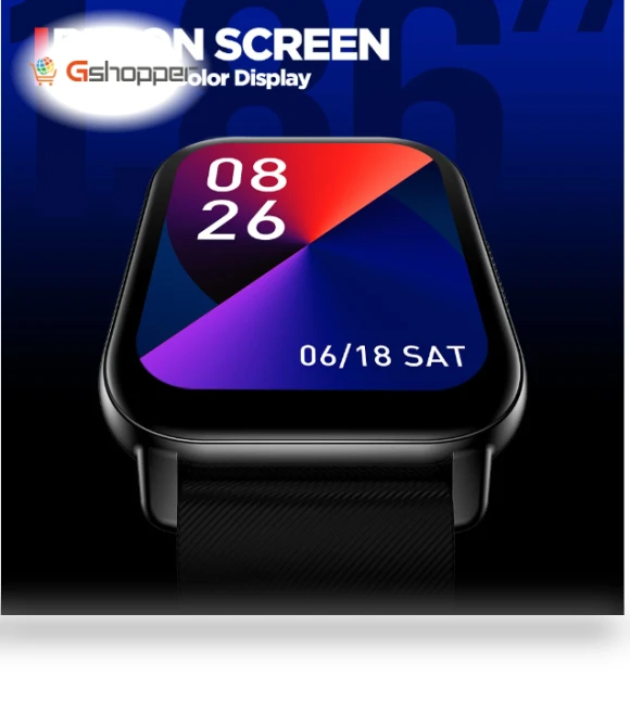 Full Touch Screen Smart Watch with Voice Calling and Health Monitoring — Smartwatches, Zeblaze