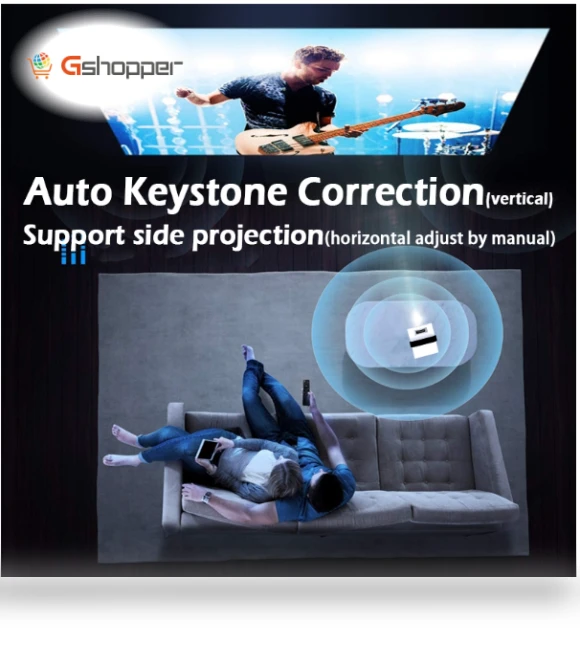 HD Smart LED Projector — Home Theater Projectors, WEJOY
