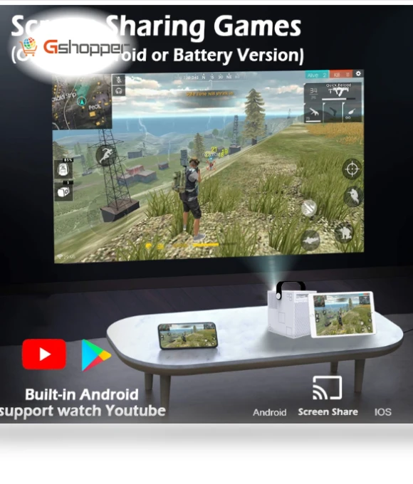 HD Smart LED Projector — Home Theater Projectors, WEJOY
