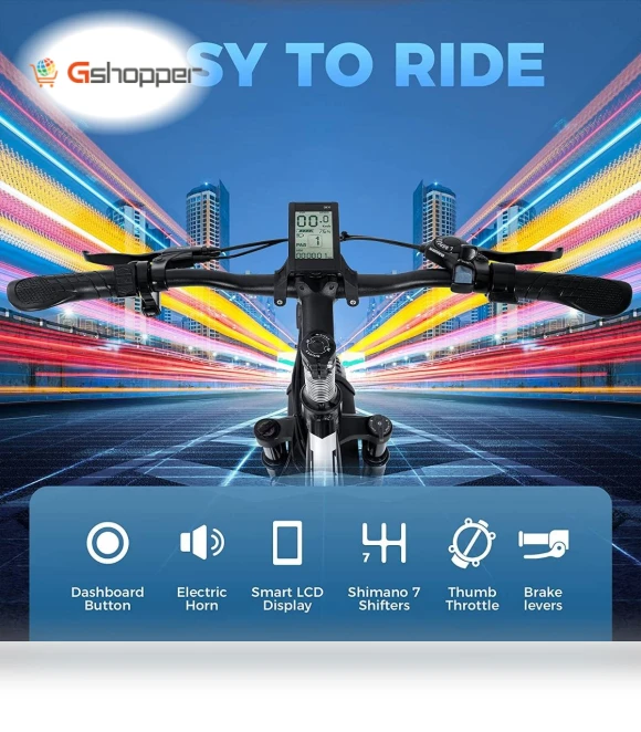 Electric Mountain Bike — E-Bikes, SAMEBIKE
