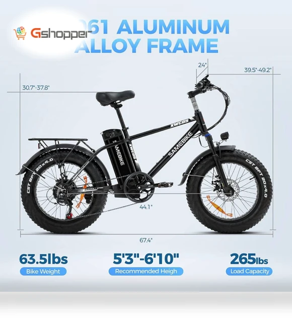 Electric Mountain Bike — E-Bikes, SAMEBIKE
