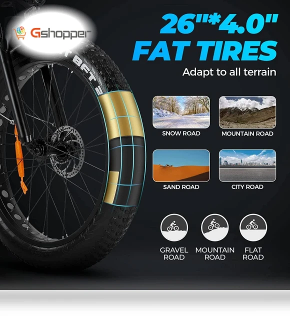 Electric Mountain Bike — E-Bikes, SAMEBIKE
