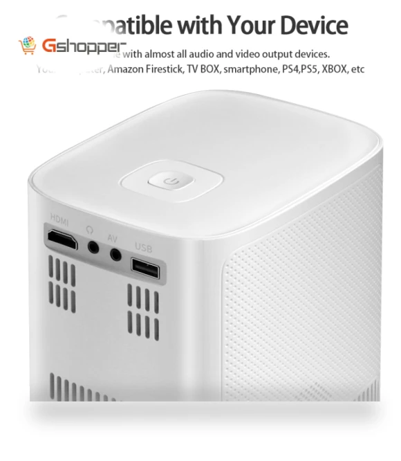 4K Android TV Home Theater Portable LED Projector — Home Theater Projectors, AUN