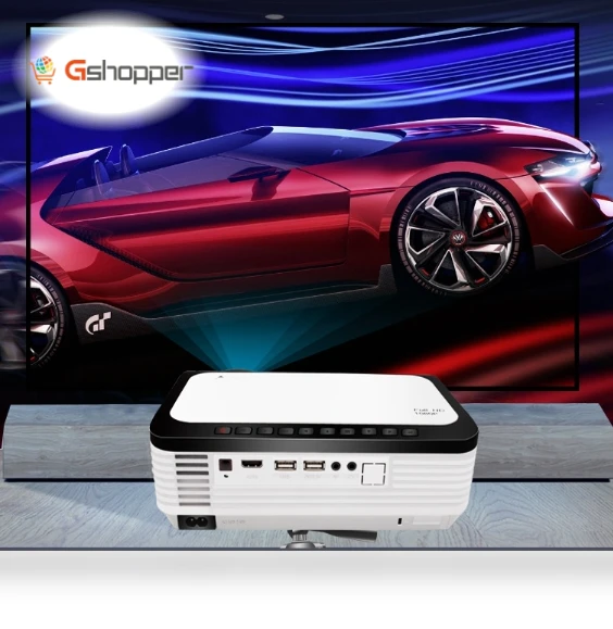 5 inch 200 ANSI Lumen HD Smart Projector — Home Theater Projectors, WEJOY