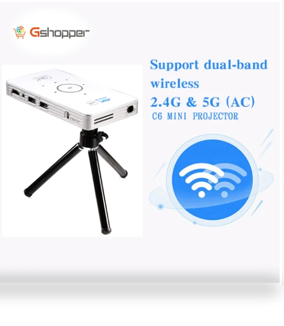 Android System Smart DLP HD Mini Projector — Home Theater Projectors