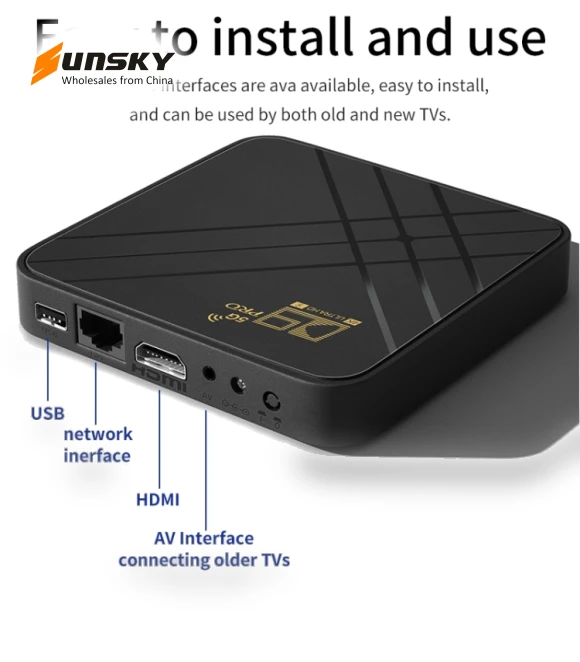 4K HD Android TV Box — Ultra HD Media Players, D9