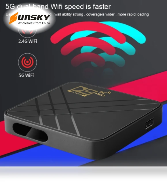 4K HD Android TV Box — Ultra HD Media Players, D9
