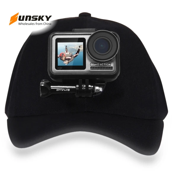 Baseball Hat with Camera Mount — Wearable Cameras, PULUZ