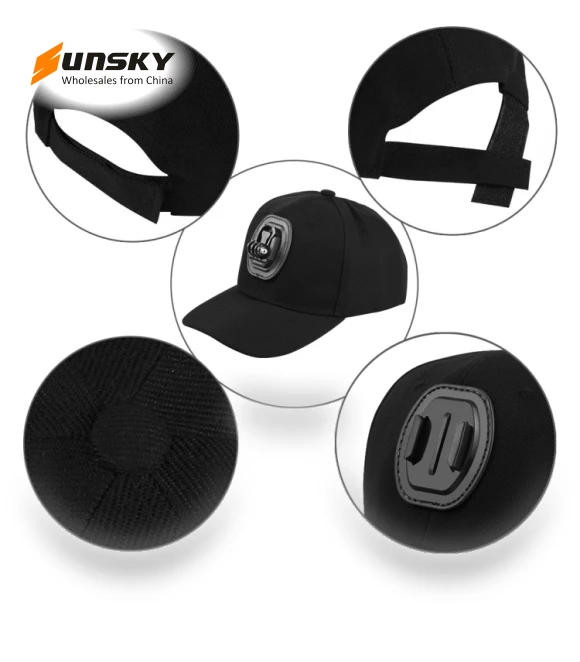 Baseball Hat with Camera Mount — Wearable Cameras, PULUZ