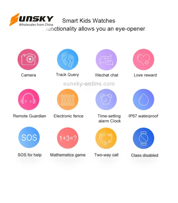 Color Screen Smartwatch for Children — Location Tracking Devices