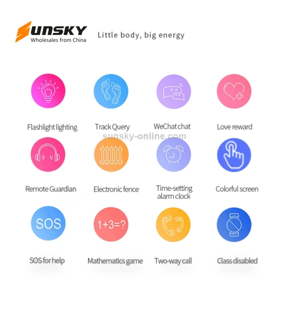 Color Screen Smartwatch for Children — Location Tracking Devices