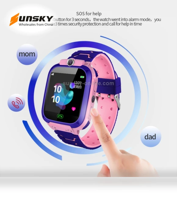 Color Screen Smartwatch for Children — Location Tracking Devices