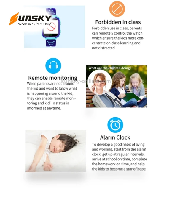 Color Screen Smartwatch for Children — Location Tracking Devices