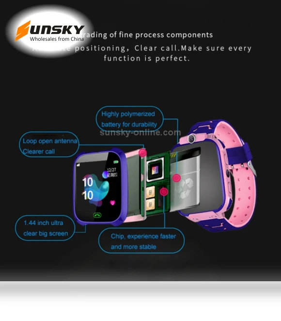 Color Screen Smartwatch for Children — Location Tracking Devices