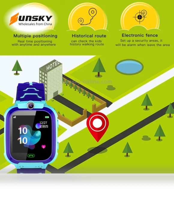 Color Screen Smartwatch for Children — Location Tracking Devices