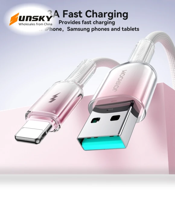 Crystal Clear Series Fast Charging Data Cable — Cables, JOYROOM