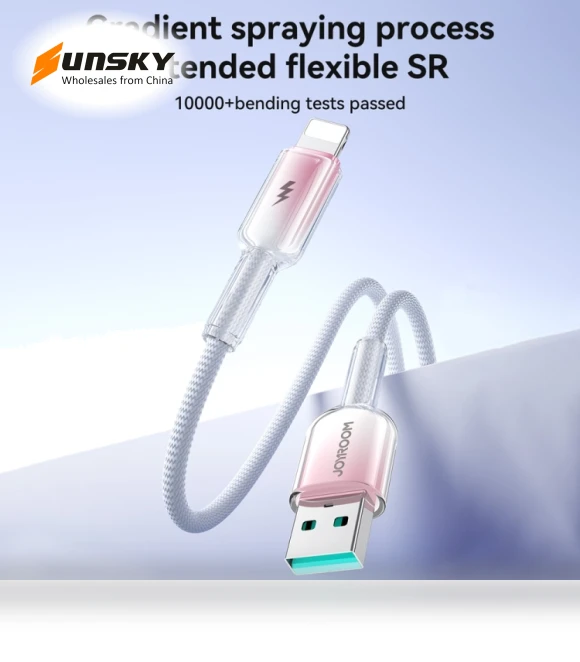 Crystal Clear Series Fast Charging Data Cable — Cables, JOYROOM