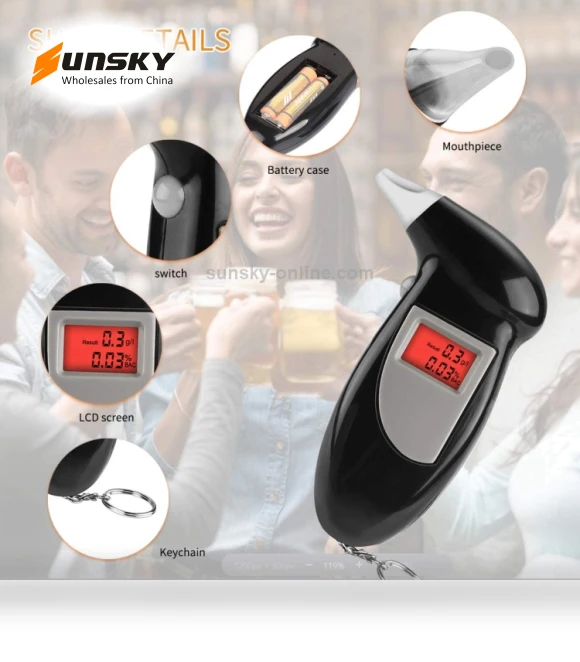 Digital Alcohol Tester Breathalyzer — Breath Alcohol Testers