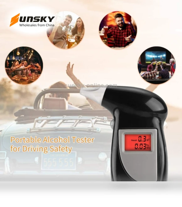 Digital Alcohol Tester Breathalyzer — Breath Alcohol Testers