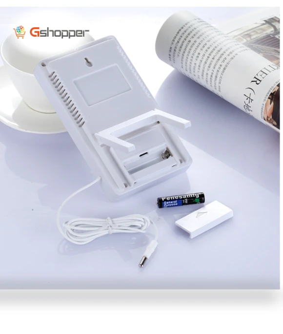 Digital LCD Humidity and Thermometer with Extra Sensor Cable — Home Climate Control