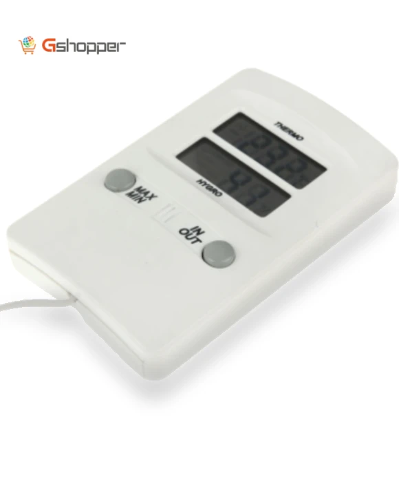 Digital LCD Indoor Outdoor Sensor Probe Weather Humidity Hygrometer Thermometer — Hygrometers