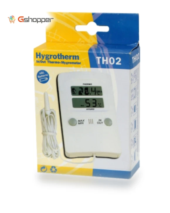 Digital LCD Indoor Outdoor Sensor Probe Weather Humidity Hygrometer Thermometer — Hygrometers