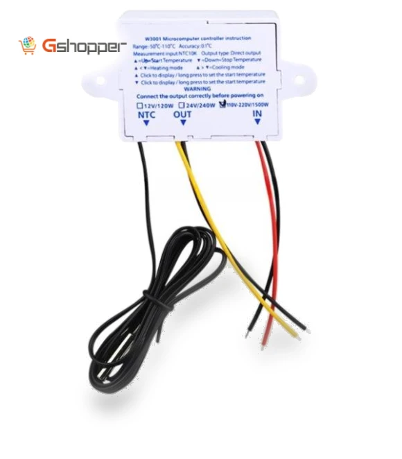Digital LED Temperature Controller — Home Climate Control