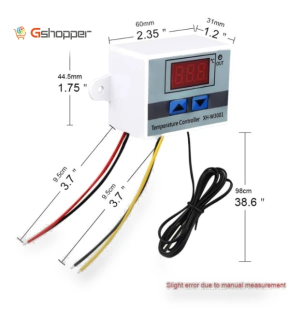 Digital LED Temperature Controller — Home Climate Control
