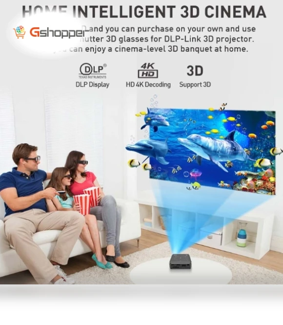 DLP Mini Smart Projector — Home Theater Projectors